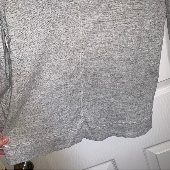 jcrew 100% Cotton Hooded Sweater Shirt Heather grey - Picture 10 of 15